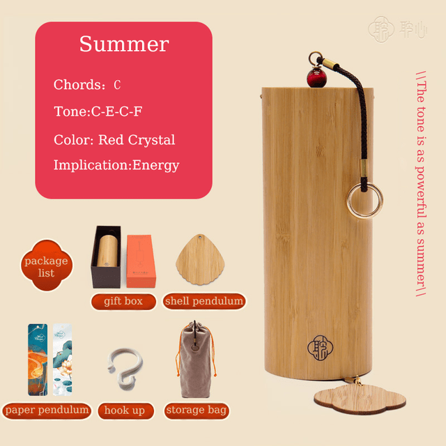 Bamboo Koshi Wind Chimes Summer (C Chord) Chakra Singing Bowls